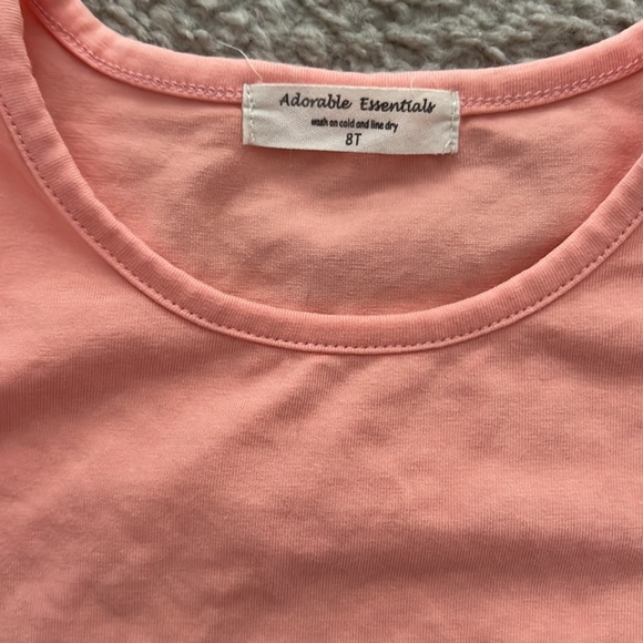 Adorable Essentials top 8 pale orange - Picture 2 of 3